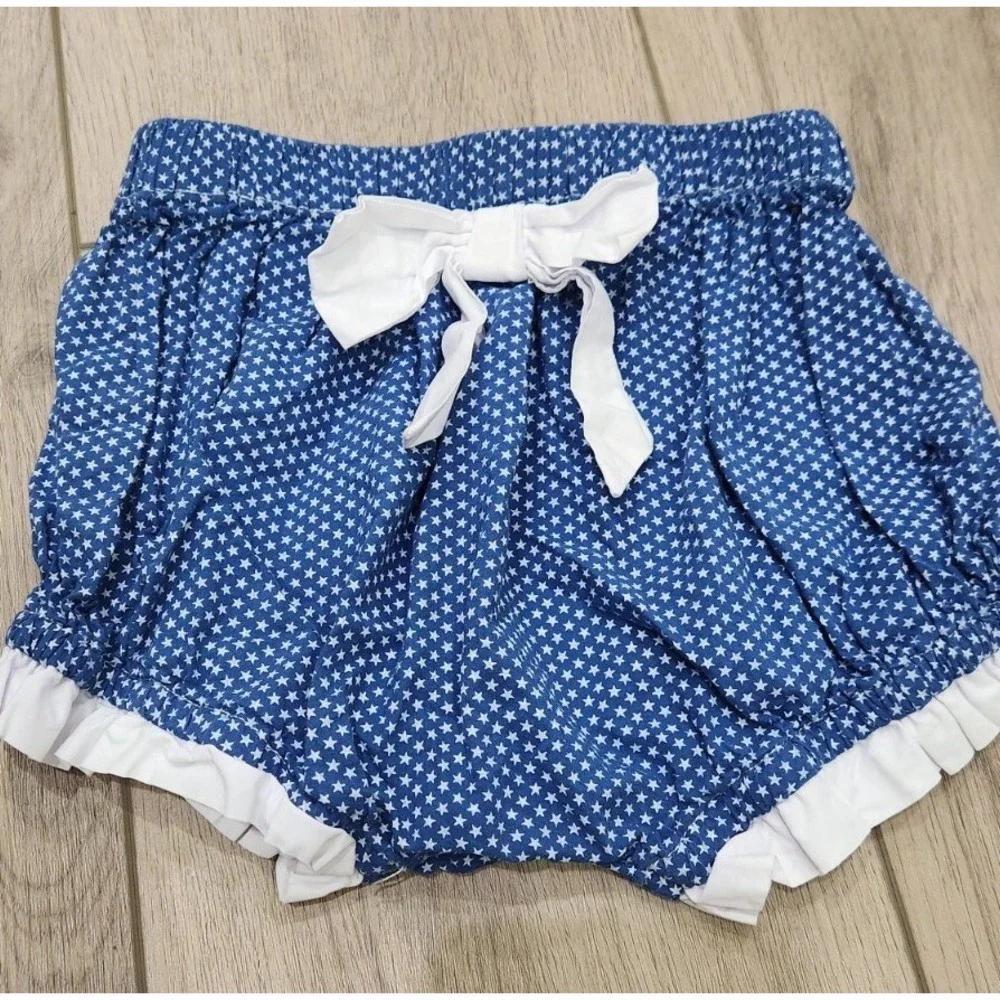 Patriotic red white & blue  American flag, My first 4th of July Size 9 To 12 Mth